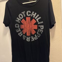 Woman X-Large T-shirt Red Hot Chili Peppers