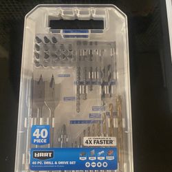Brand New Hart 40 Piece Drill & Drive Set