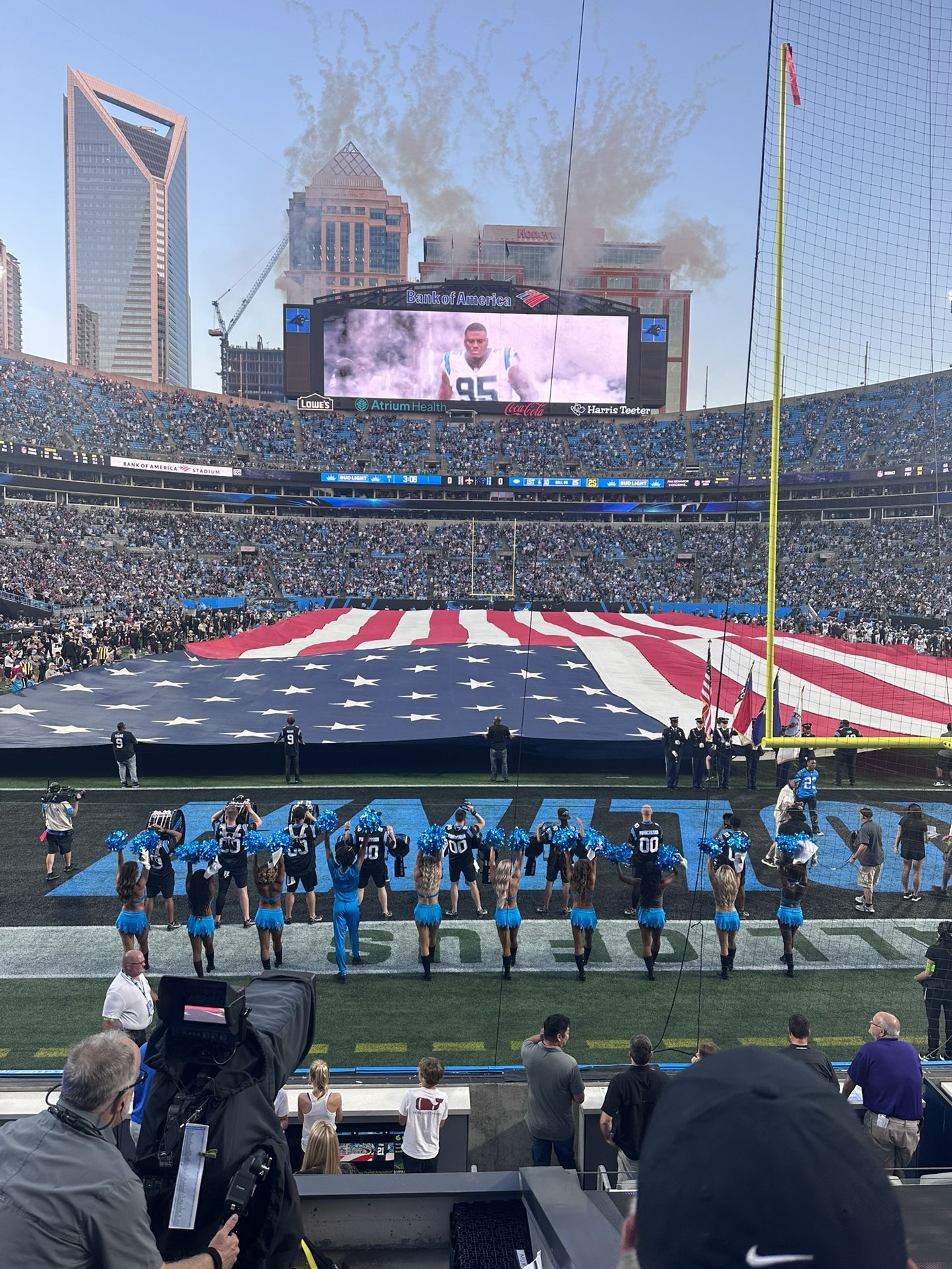 Panthers Vs Rams 2nd Row End Zone