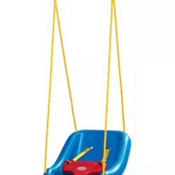 Little Tikes 2-in-1 Snug 'n Secure Swing - Blue, Columpio Para Bebe