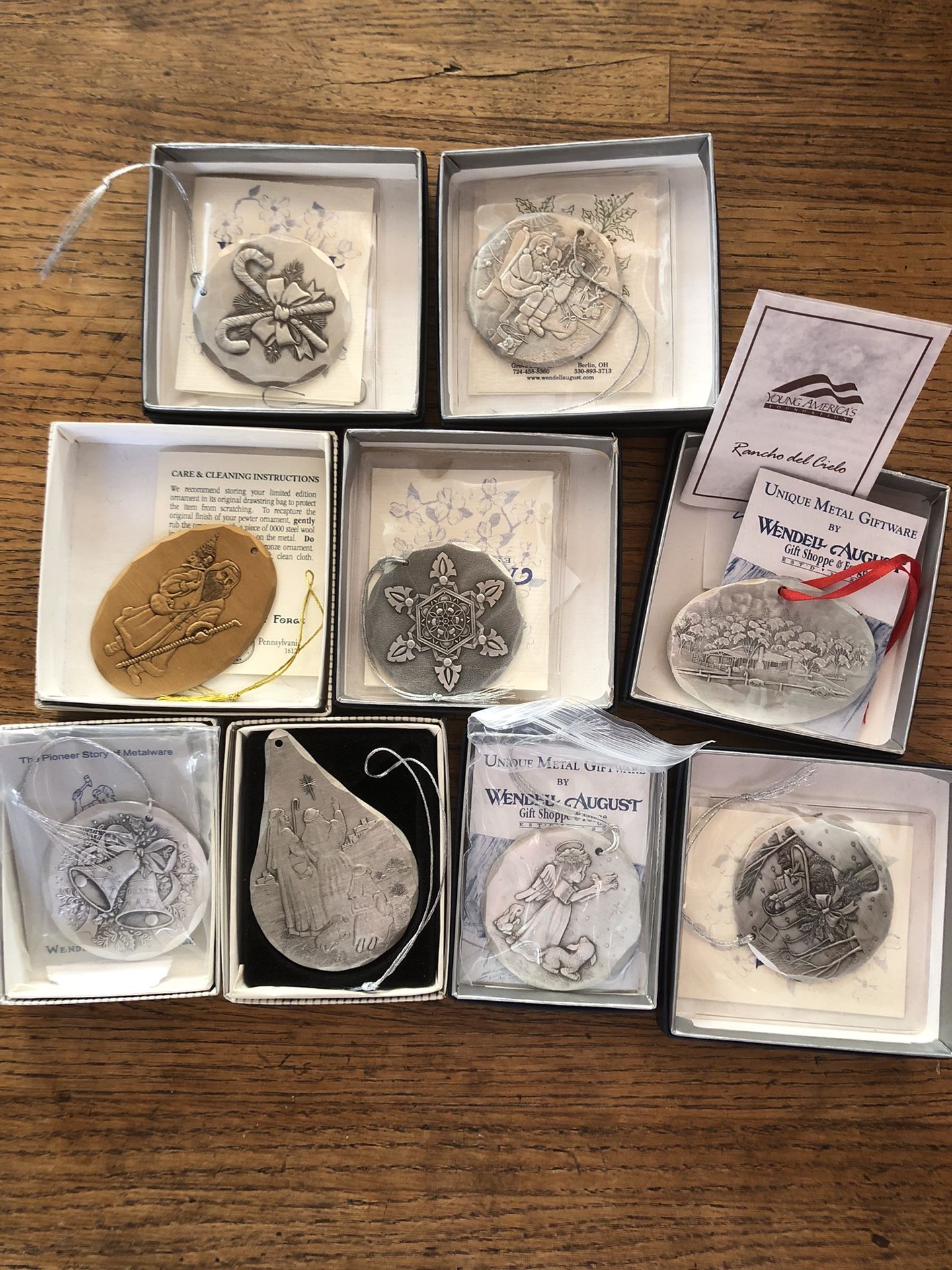 Wendell August Christmas Ornaments(9)