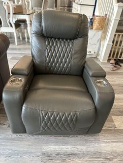 Leather Power Recliner
