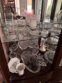 Vintage Glassware & Crystal – Cut Glass, Bowls, Dishes, Vases – $5