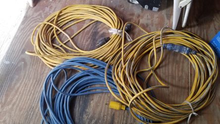 cable o extensiones para trabjar