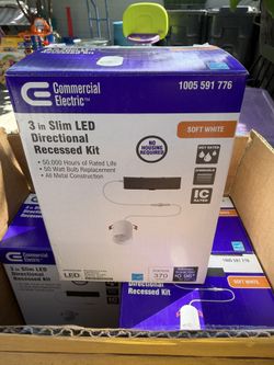 3 in Slim LED Directonal Recessed Kit