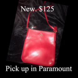 Coach bag red