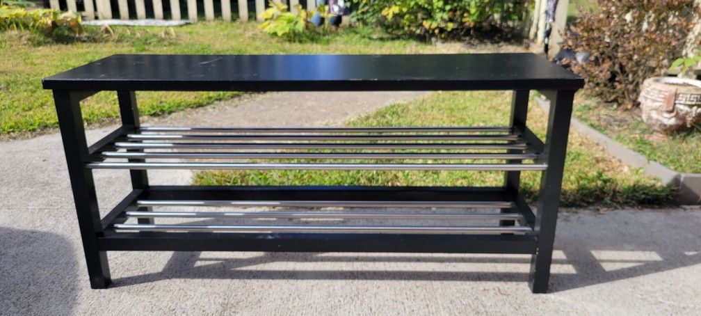 IKEA Bench/Shoe Rack Combo