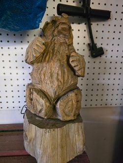 Carved bear