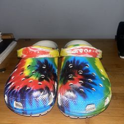 Rainbow Crocs 