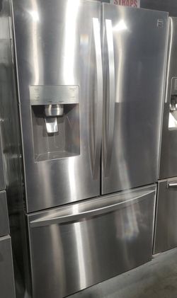 Kenmore 3-Door Stainless Steel Fridge
