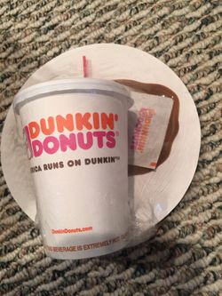 Dunkin Donuts Spilled Coffee Toy Gag Conversation Piece