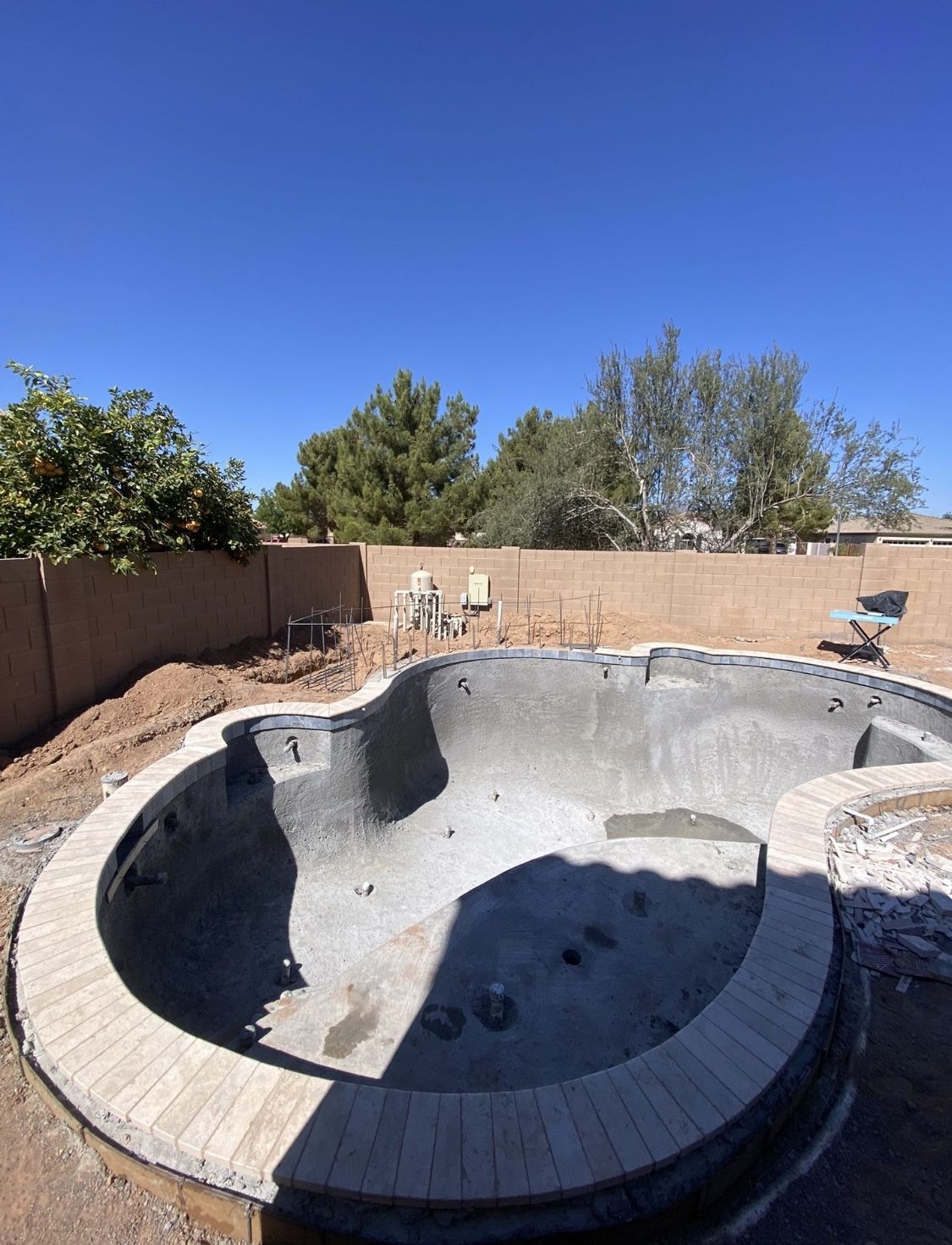 Pool Coping 12x12 Waterline Tile