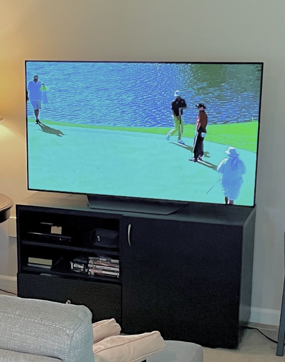 FREE! Black TV Entertainment Cabinet 