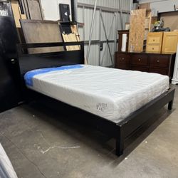 Queen Bed And Mattress $260