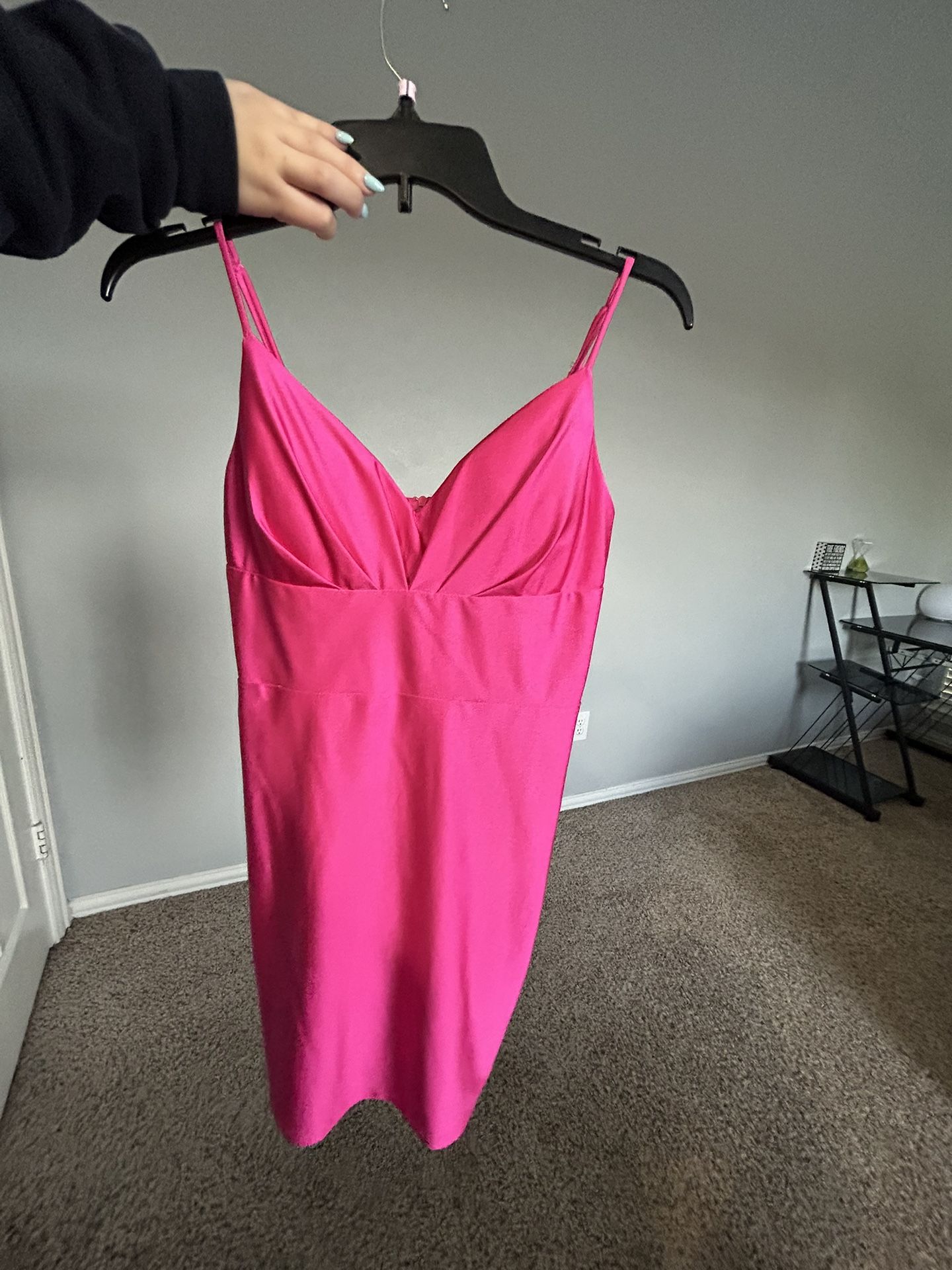 medium Hot Pink Mini Dress