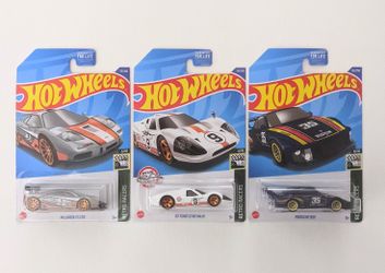 New Hot Wheels Retro Racers Bundle McLaren F1 GTR '67 Ford GT40 MK.IV Porche 935