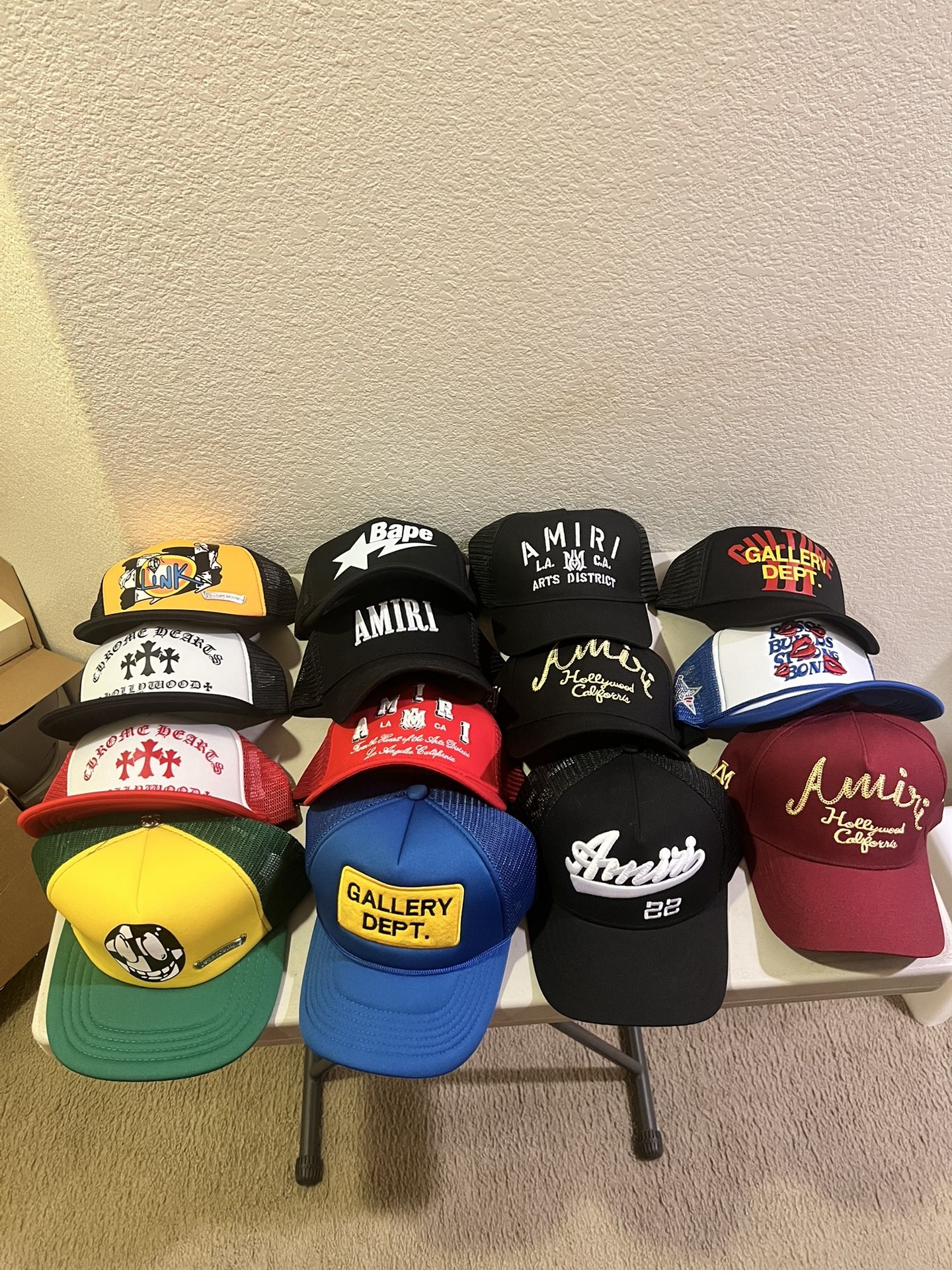 Amiri Chrome Hearts Bape SnapBack Hat 