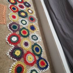 Homemade Long Table Doily 