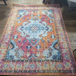 Surya Harput 5 x 7 (ft) Flatweave Multi Color Rectangular Indoor Medallion Area Rug