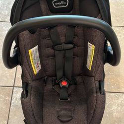 Evenflo LiteMax Infant Car Seat with Anti-Rebound Bar.(Stroller NOT included. Carseat only)