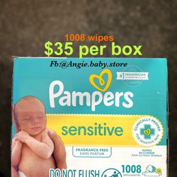 Pampers Sensitive Wipes 