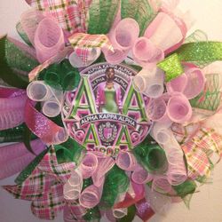 Alpha Kappa Alpha Sorority Wreath 