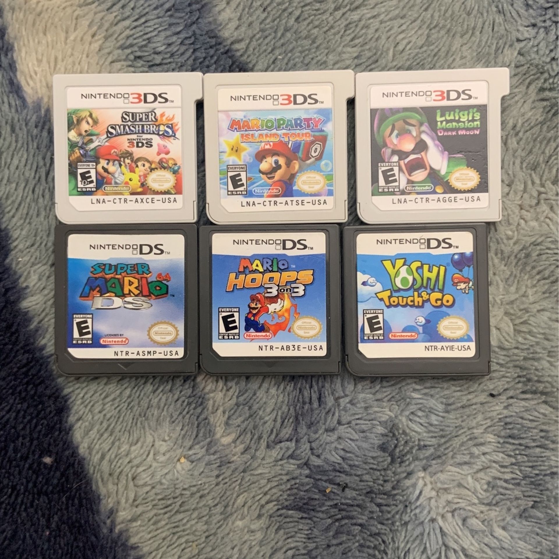 Mario 3ds/Ds games