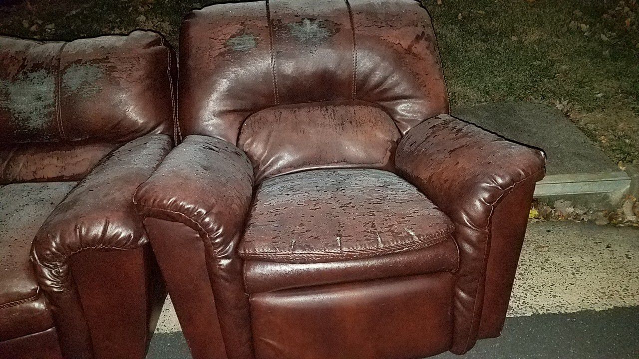 Free Sofa and Recliner