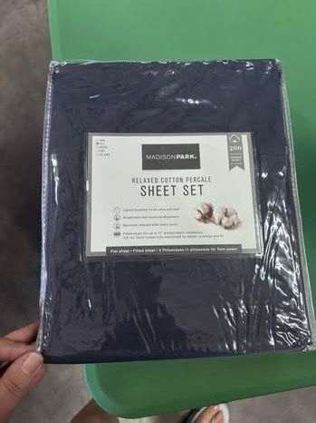 Madison Park Relaxed Sheet Set - Twin