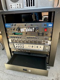 12u Audio recording music rack misc gear