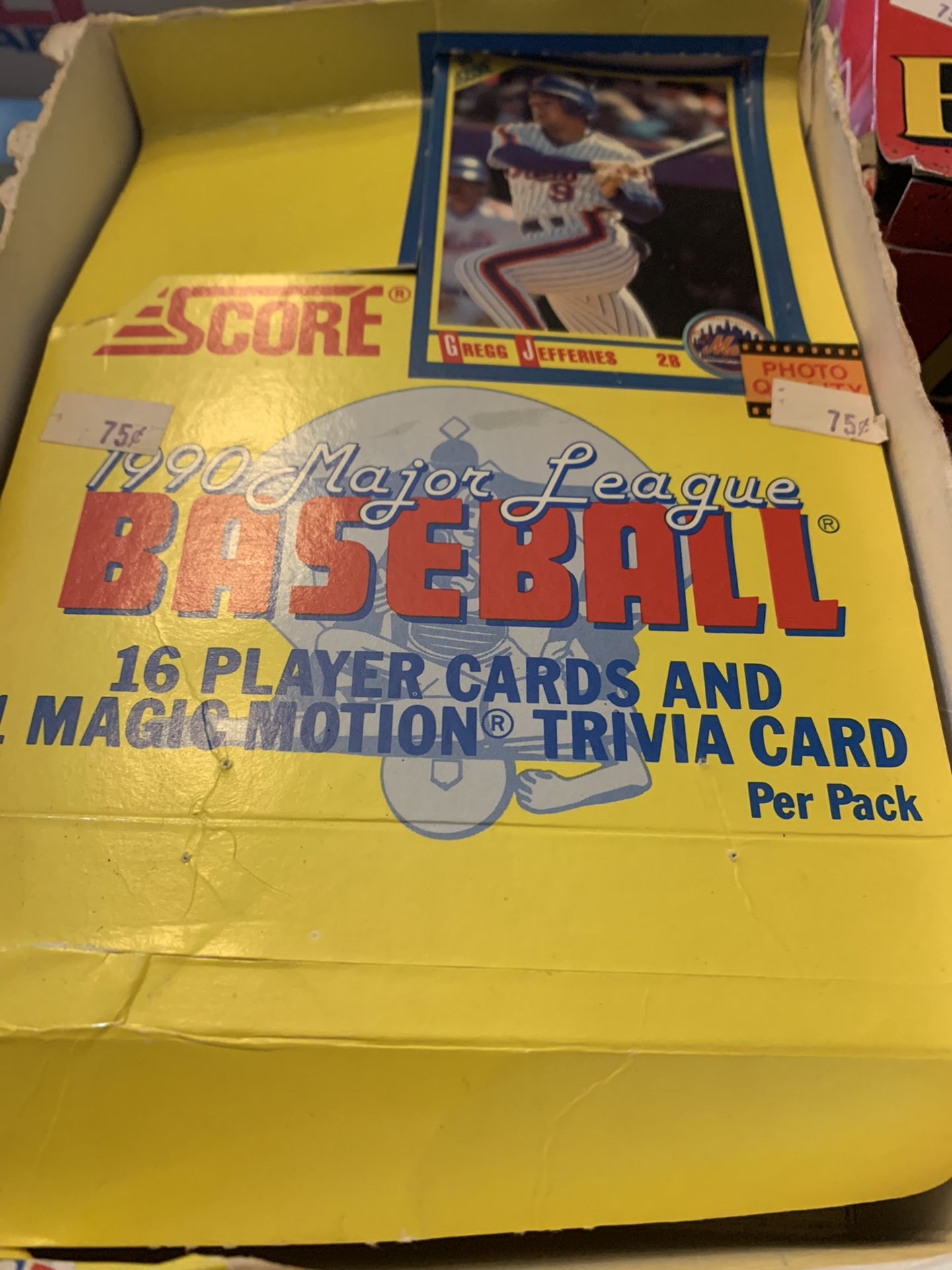 1990 Score Baseball Cards Over 400 Loose