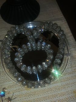 Beautiful handmade set (necklace,bracelet)