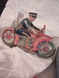 Vintage Louis Marx & Co Toy motorcycle