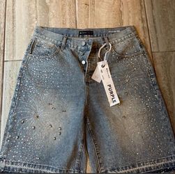 Purple shorts size 34