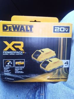 DeWalt XR Powerpack 20 v 4Ah