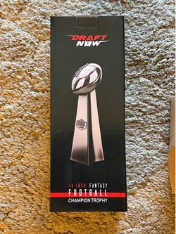 Draft Now Fantasy Champion Trophy, 14 inches - NEW