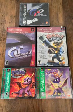 Playstation Games (PS1–3; Prices Negotiable)