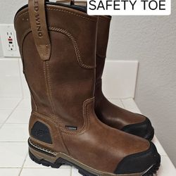 Res Wings Safety Toe Work Boots Size 8.5 