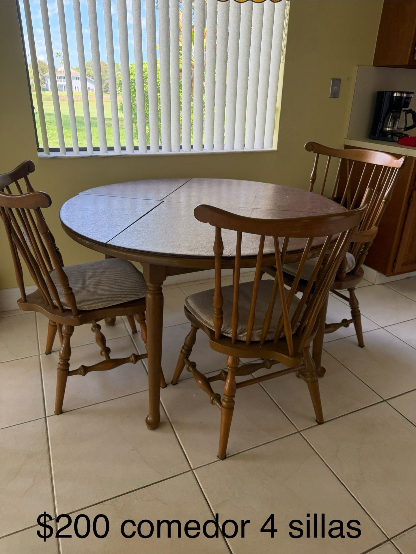 Ethan Allen dining table and chairs