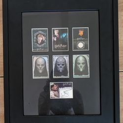 Harry Potter Collectibles Cards - multiple cards framed