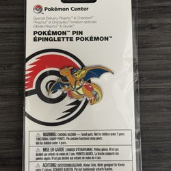 Pokemon Center Special Delivery Pikachu And Charizard Pin