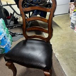 4 Wooden Chairs $25