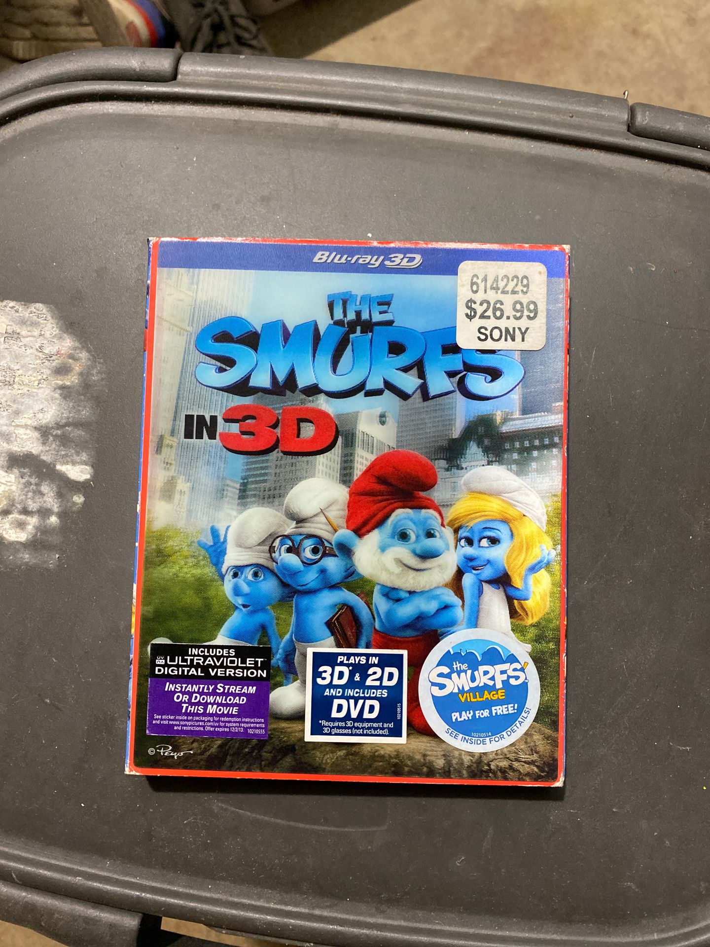 The Smurfs in 3D, Blu Ray