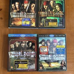 Pirates Of The Caribbean 1-4 Blu-ray/ DVD Combo