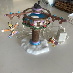 Dept 56 Swinging Disney  North Pole Series Mickey Minnie Pluto