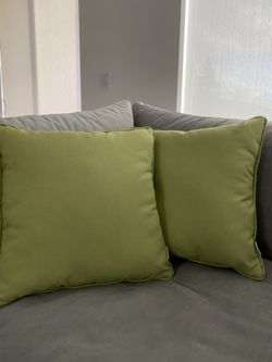 Outdoor Green Pillows