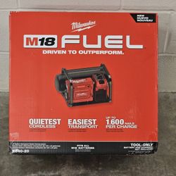 Milwaukee M18 FUEL 2 Gal. Electric Compact Quiet Compressor