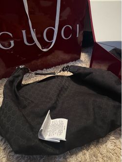 BLACK GUCCI Brera large crossbody bag with receipt