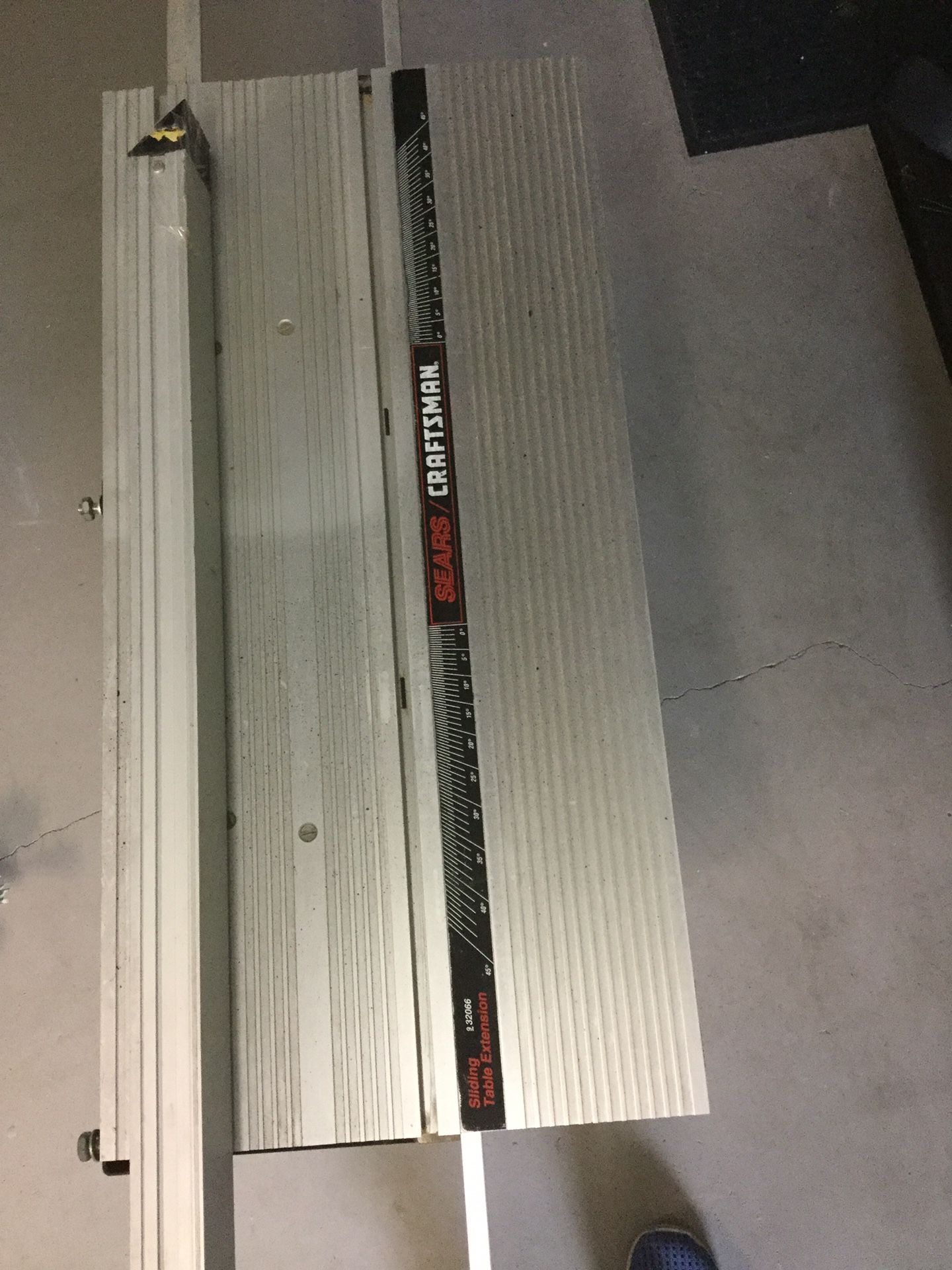 Craftsman Sliding Table Saw Extension