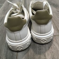 LOUIS VUITTON TIME OUT SNEAKERS WHITE WITH GREEN OMBRÉ WOMENS Size 36 USA SIZE 6